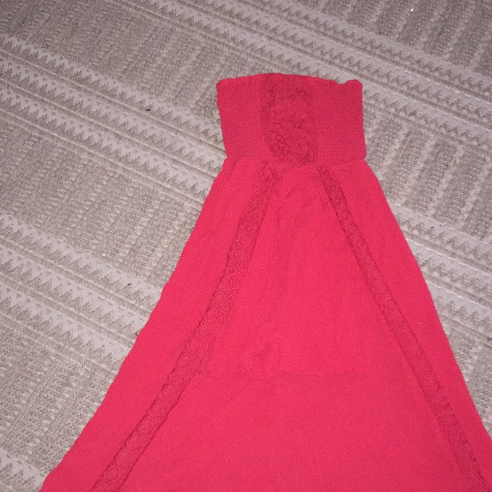 red dress